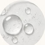 Clear glycerin droplets