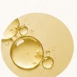 Golden oil droplets