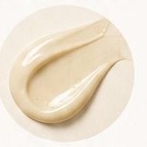 Sunscreen cream swatch